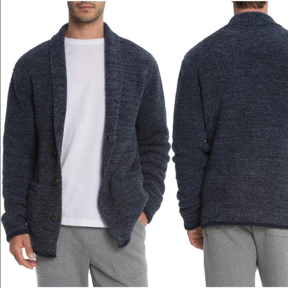 Barefoot dreams Shawl Collar Cardigan sweater Pacific blue - Picture 3 of 13